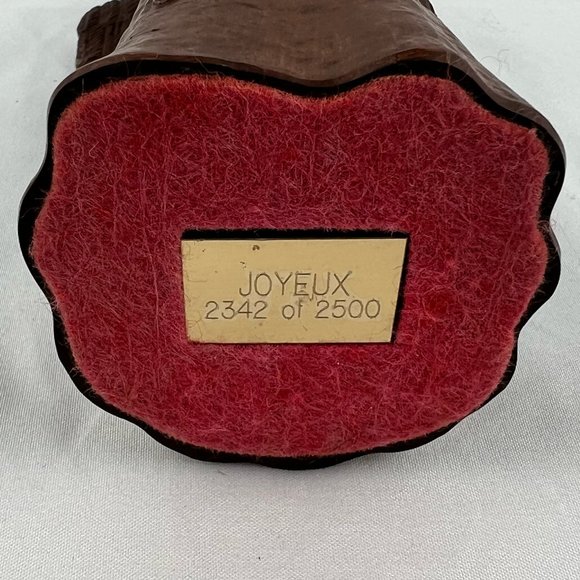 Pam Talley Joyeux Praying Angel Figurine Vintage Carved Wood 1990 Signed - Picture 6 of 10